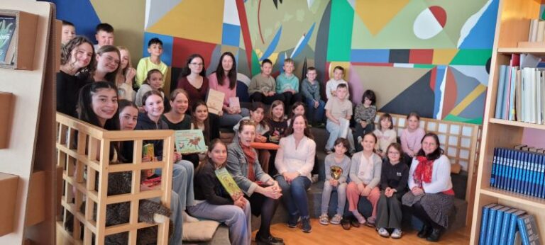 Vorleseaktion im Gymnasium